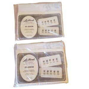 2 Lee Wards Stamped To Embroider Cross Stitch‎ Primrose Pillowcases 55036 Kit